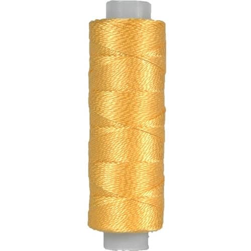 ThreadArt Pearl Cotton Thread Size 8, 75yd, Medium Yellow 743 - color: MED YELLOW