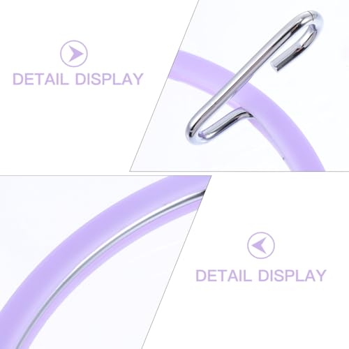 Homoyoyo 5.31 Inch Embroidery Hoop Plastic Stainless Steel Cross Stitch Ring with Adjustable Tension Non-Slip Needlework Frame for Sewing DIY Crafts Wall Decor Beginners
