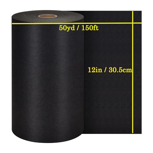Seneme Black Cut Away Embroidery Stabilizer Backing (12 in x 50 yd/Roll)