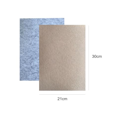 RZJZGZ 5 Piece Adhesive Felt Sheet 8.3X11.8in Felt Fabric Adhesive Sticky Back Felt Sheets for Art and Craft Making (Brown5) - color: Brown5