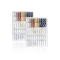 2 Boxes Easy Pre Threaded Needle Kit, Prethreaded Sewing Kits - color: Rich Color