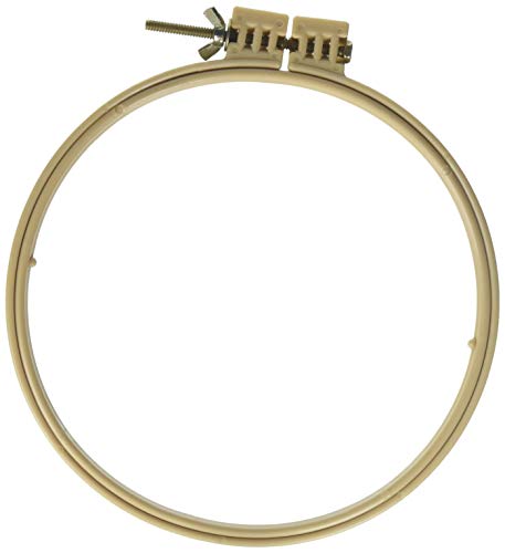 Morgan Quality Products 7 Inch No-Slip Embroidery Hoop, Interlocking Tongue and Groove Design
