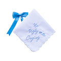 6 Pack of Ladies Embroidery Cotton Handkerchiefs Lace Wedding Hankies - color: Zww-w01
