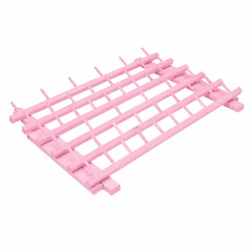 Mandala Crafts 60 Spool Pink Thread Rack Sewing Embroidery Thread Holders - color: Pink