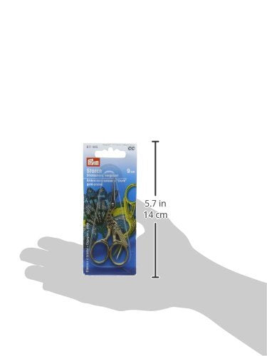 Prym 3-1/2" Stork Embroidery Scissors, Gold
