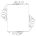 Golden State Art 16x20 White Uncut Picture Mats Matboards, Pack of 10 - size: 16x20