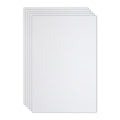 PATIKIL White Shiny EVA Glitter Foam Sheet 11.8 x 7.9 Inch 2mm Thick Sparkle EVA Glitter Felt for Crafts DIY Project, 5 Pcs - color: White