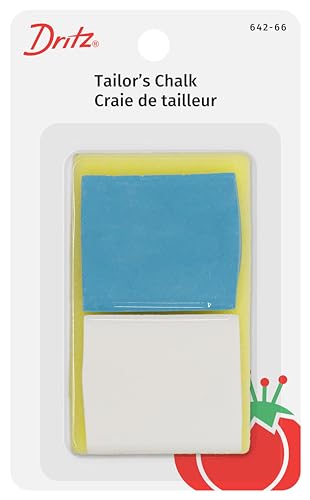 Dritz Tailor's Chalk, 2 Count, White and Blue - style: Chalk
