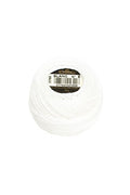 DMC Pearl Cotton Ball Size 8 87yd, White
