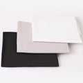 3 Pieces 18 x 21 Inches Cotton Fabric Precut Quilting Fabric Bundles Solid Colors Layer Cakes Quilt Material for DIY Craft Sewing Embroidery (Black White Grey) - color: Black White Grey