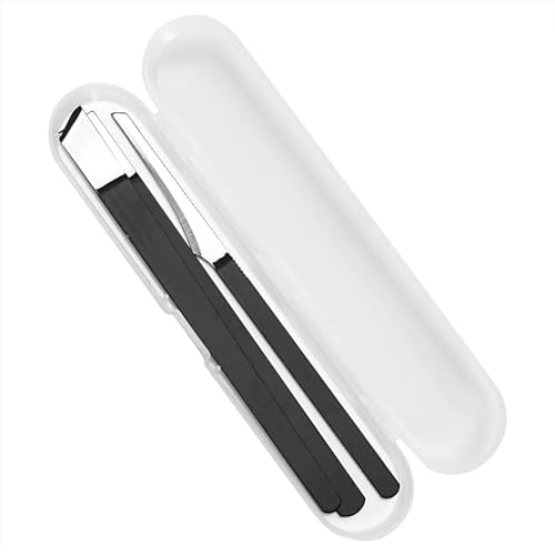 8 PACK Glass Nail File & Acne Needle Organizer Case, Clear Storage Box for Nail Tools & Blackhead Extractor Tools
