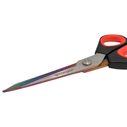 Westcott Premium Tailor 9.5" Scissors, Red/Black - size: 9.5-Inch
