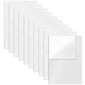 Bonsicoky White Self Adhesive Felt Sheets, 10 Pack, A4 Size (8" x 12") - color: White