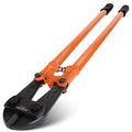 KSEIBI 141600 Heavy-Duty Large Size Bolt Cutter 42" for Cutting Fence, Steel Wire, Chain, Screws, Rivet, and Padlock, Metal Rods with Soft Grip Rubber Ergonomic Handle Cutters 1050mm - size: 42 Inch-1050MM