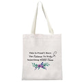GJTIM Cross Stitch Gift Cross Stitch Project Bag This Is Proof I Stab Something 4000 Times Sewing Project Bag - color: Sth. 4000 Times Tote