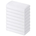 Homaxy 100% Cotton Waffle Weave Kitchen Towels, 8 Pack, White - color: White, size: 16 x 26 - 8 Pack