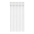 HARFINGTON 10pcs 3.94 Inch Upholstery Needles Large Eye Stitching Needles Stainless Steel Straight Hand Sewing Needles for Home Hand Sewing Leather Tapestry Embroidery Tufting Webbing Carpet - size: 3.94 Inch