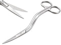 Bent Handle Curved Embroidery Scissors, 6-Inch Stainless Steel Applique Shears for Machine Embroidery, Sewing, Quilting, Fabric Trimming and Craft Projects by Artman