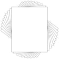 Golden State Art 8x10 White Backing Board, 10 Pack Backer Boards for Print - size: 8x10
