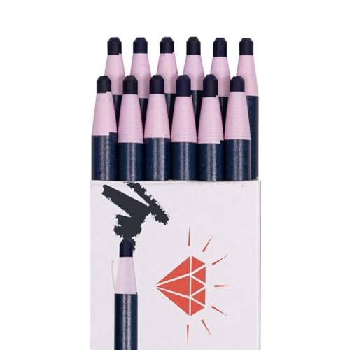 HOMSSEM 12-Pack Multi-Surface China Marker & Peel Off Grease Pens - Blue - color: Blue