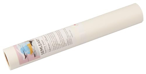 SEMLEART Tracing Paper Roll, 12-Inch x 25 Yard, White Translucent Vellum, Pattern Paper for Sewing, Drawing, Sketching, Gift Wrapping - color: 01-White, size: 12-inch x 25yard Roll