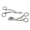 6 Inch Stainless Steel Scissors Set, Duckbill & Double Curved