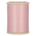 YLI Hand Quilting Thread - 100% Egyptian Cotton, Glazed, Strong & Tangle-Free, 500 yd. Spool - Pink - color: Pink