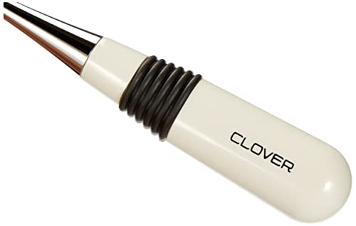 Clover 4880 Curved Awl for Sewing,White/Silver