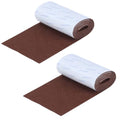 Felt Furniture Pads, 40 x 5 x 0.12 Inch Felt Strips, 2 Pack - color: Brown, size: 5" x 40" (2 Pack)