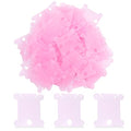 LOKUNN Embroidery Floss Bobbins 100 PCS Plastic Embroidery Floss Organizer - color: Pink*100