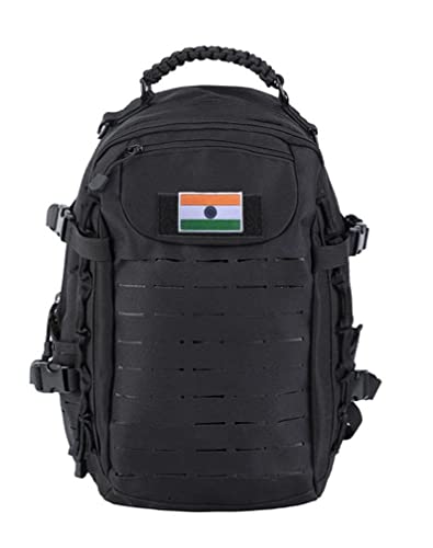 2 PCS Asia Flag Patches Hook and Loop Fastener Embroidered Tactical Military National Asia Patch (India) - color: India