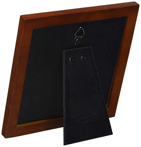Lawrence Frames Estero Collection, Chestnut Wood 5 by 5 Picture Frame - color: Chestnut, size: 5x5