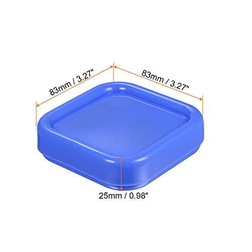 HARFINGTON Magnetic Pin Cushion Square Sewing Pin Holder Blue - color: Blue