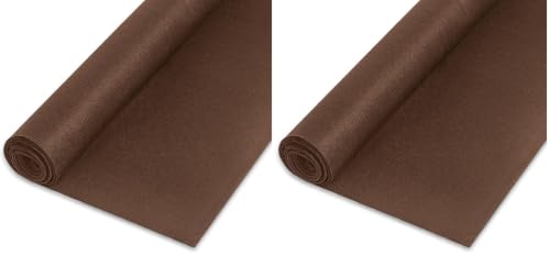 Felt Fabric 1.8 mm Thick 36" x 72" - Soft Durable Felt by The Yard Felt Sheets for Arts and Crafts, DIY Sewing, Crafting Projects (Dark Brown) ﻿ ﻿ ﻿ ﻿ ﻿ ﻿ ﻿ ﻿ ﻿ (Pack of 2) - color: Dark Brown, size: 36" x 72" (Pack of 2)
