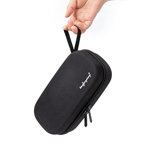 YOUSHARES Insulin Cooler Travel Case - EVA Protective Diabetic Medication Cooling Bag, Refrigerated Insulated Storage Kit for Insulin Pen and Diabetes Supplies with 3 TSA Approved Ice Packs - color: Y2_eva Black