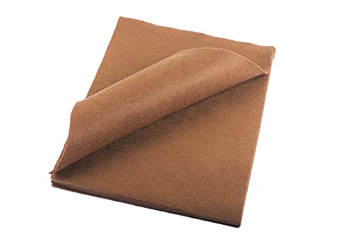 YYCRAFT Craft Soft Felt Sheets 9 Inch X 12 Inch - 24 Pcs Pack, Camel - color: Camel