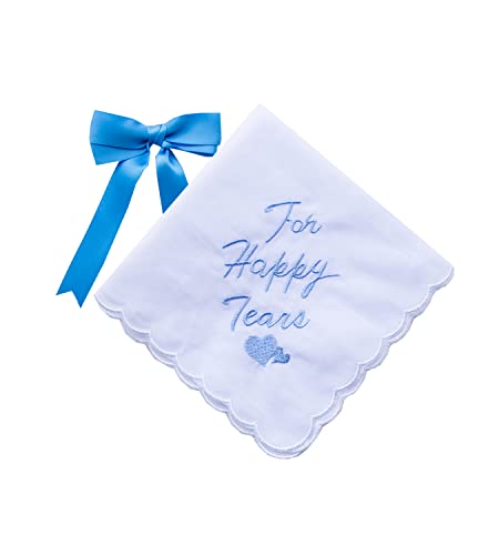 6 Pack of Ladies Embroidery Cotton Handkerchiefs Lace Wedding Hankies - color: Zww-w02