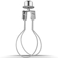 Clip on Lampshade Adapter, Shade Light Bulb Clip Adapter(1 Pcs, Silver) - color: Silver