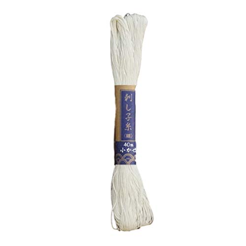 Sashiko thread 40m col.2 5x1 - color: white