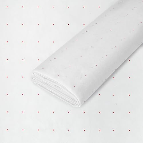 47 Inches X 10 Yards Non Woven Precut Pattern Paper for Sewing Dotted Tracing Paper Crafting Spaced Every Inch Marking Sewing Paper for Dressmaking Drawing - size: 10 Yards