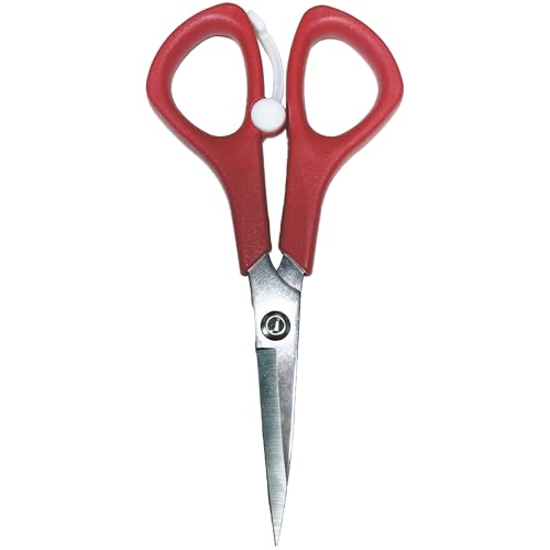 JubileeYarn Hand Dandy Straight Embroidery Scissors - Red - 1 Unit - color: Spring Action - Red, size: 1 Unit