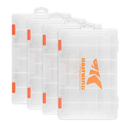 KastKing Utility Tackle Boxes, 3600 and 3700 Fishing Tackle Trays - color: Standard, size: 3600(4Pack)