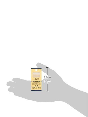 Clover French Embroidery Needles No.8 12 Count 57-008 Silver - style: No.8