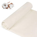 Cotton Muslin Fabric, 63 Inch X 1.9 Yards Natural Fabric By the Yard - color: Natural Unbleached
