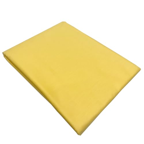 Cotton Quilting Fabric by The Yard for Sewing Width 64" Yellow 1 Yard - color: Yellow, size: 1Yard