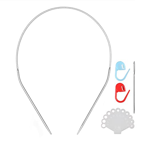 Stainless Steel Circular Knitting Needles Size 0 (2.0mm) 16inch Length - size: US 0(2mm) 40mm