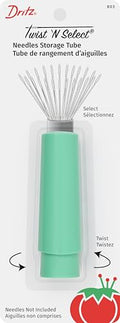 Dritz 803 Twist 'N Select Needle Storage , Green - style: Twist 'N Select Needle Storage