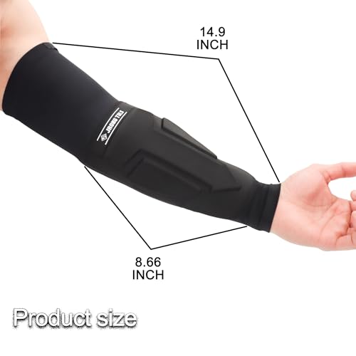 Archery Arm Guard Bowstring Hit Prevention Forearm Protective Bracer - size: 8.66 Inches Long