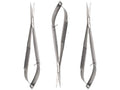 ARTMAN INSTRUMENTS 5.5 Castroviejo Scissors Straight Set of 3 Micro thread cutting embroidery/Extra Sharp Squeeze Scissors for ENT Eye Skin Dental and Veterinary Surgeon/Spring Action micro scissors