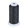 Simthread 100% Cotton Thread 50wt Black for Sewing Quilting Machine - color: Black